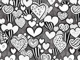 Free printable Embrace Love With Heart Coloring coloring page