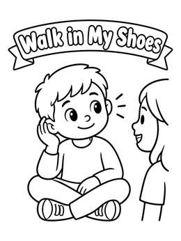 Free printable Child Listening With Empathy coloring page