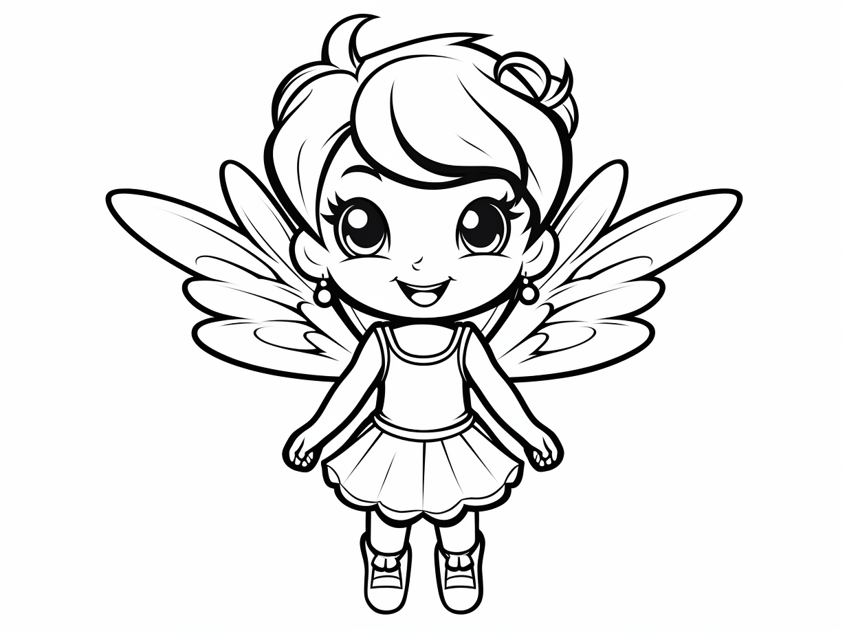 Enchanting Tooth Fairy Coloring Adventure - Coloring Page