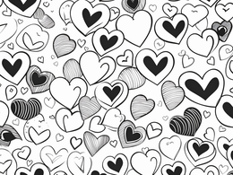 Free printable Enjoy Valentine Heart Coloring coloring page