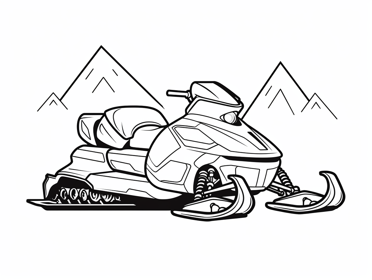 Arctic Cat Snowmobile Coloring Pages 2025 Arctic Cat Snowmobile Coloring Pages 2025