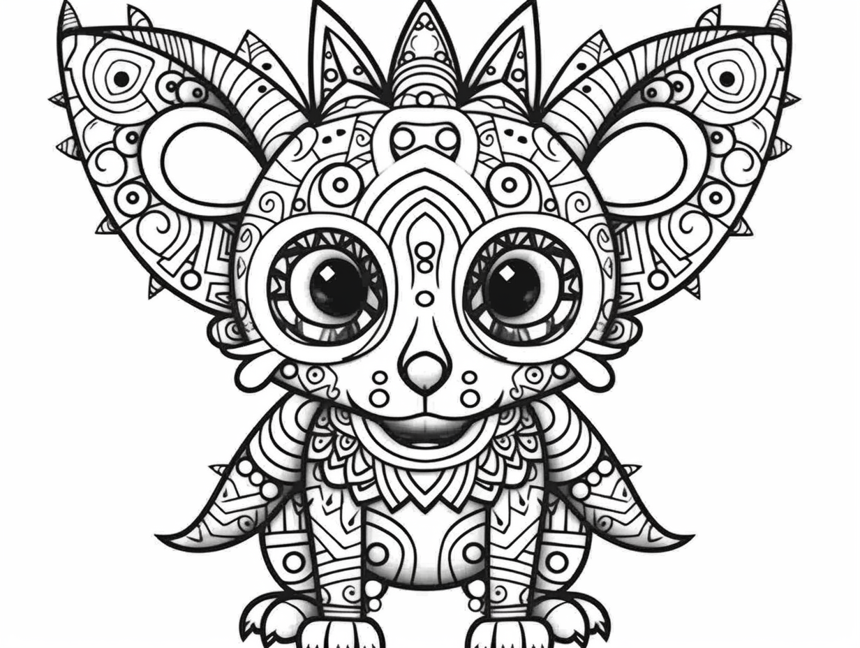 Experience Alebrijes: Adult Coloring - Coloring Page