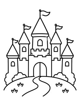 Castle coloring pages