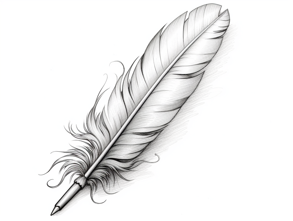 illustration of Feather patterns in nature: adult coloring