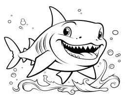Playful Shark Leaping Through Ocean Waves