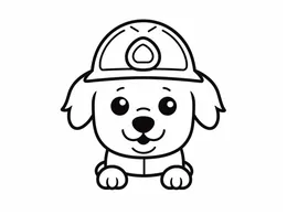 Firedog: Brave Little Firefighter Puppy