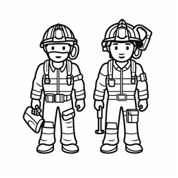 First Responder Coloring Page - Coloring Page