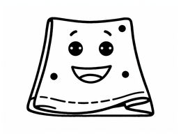 Printable Blanket Coloring Sheet - Coloring Page