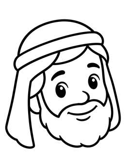 Free printable Friendly Shepherd Face Portrait coloring page