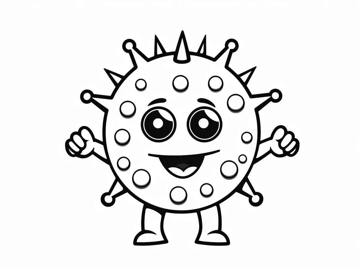Fun Immune System Coloring For Kids - Coloring Page