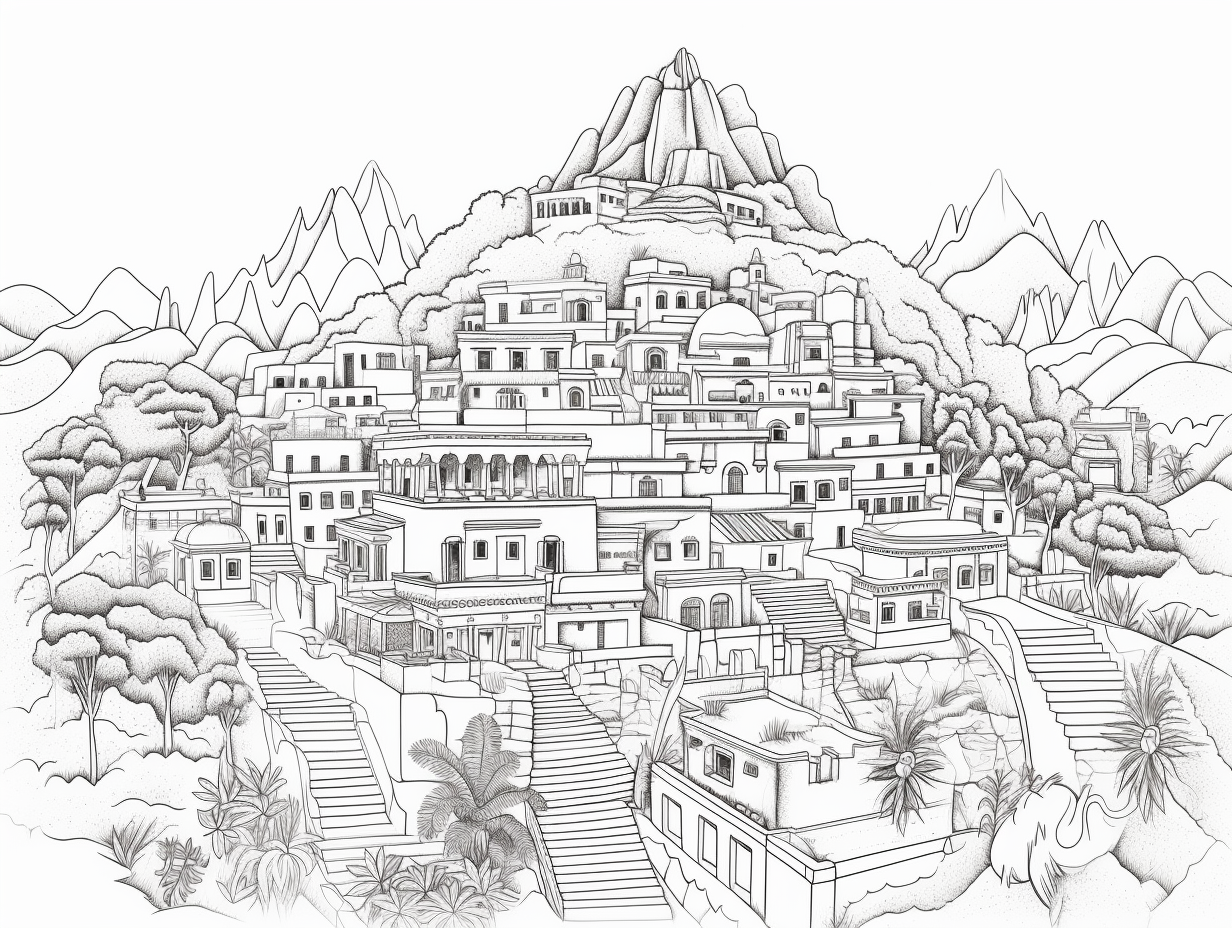 Guatemala Inspired Coloring Page Coloring Page 2593