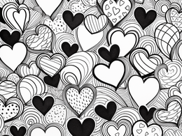 Free printable Happy Heart's Day Coloring coloring page