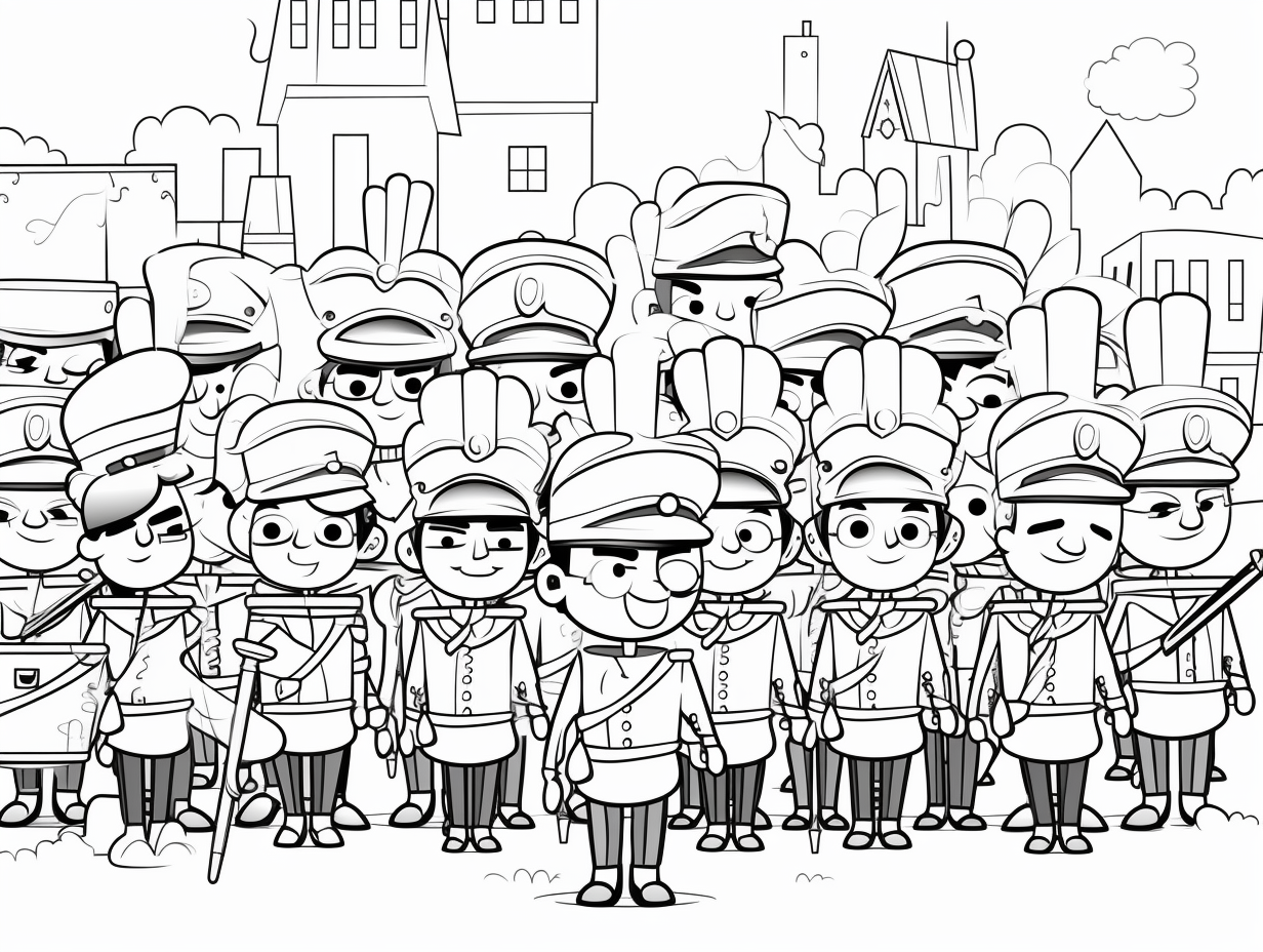 harmonious-marching-band-coloring-coloring-page