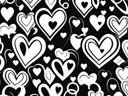 Free printable Heart Coloring Page For February coloring page