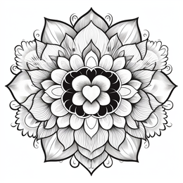 Perfect Sunday School Valentine Coloring - Coloring Page