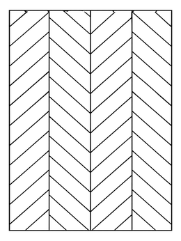 Free printable Herringbone Optical Illusion Pattern coloring page