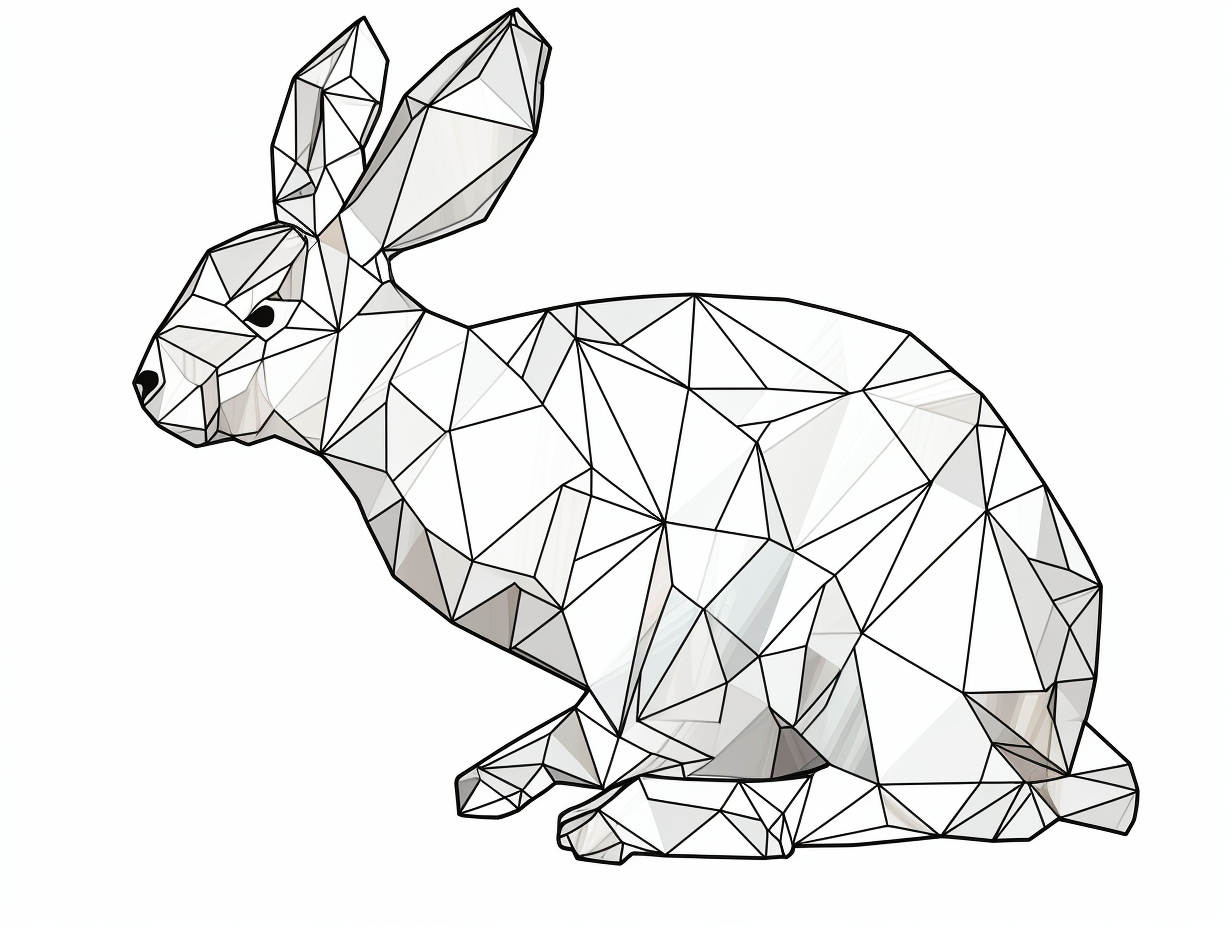 Intricate Rabbit Coloring Page - Coloring Page