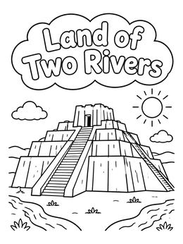 Free printable Ancient Ziggurat Of Ur coloring page