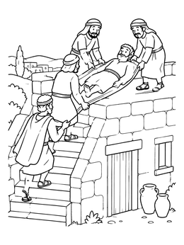 Free printable Friends Carrying Man Up The Roof coloring page
