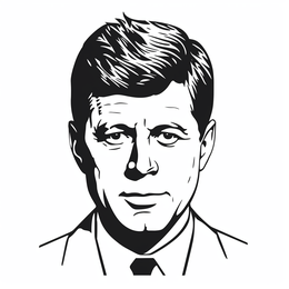 Kennedy Coloring For Children - Coloring Page
