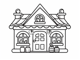 Free printable Jolly Santa's Workshop Coloring coloring page