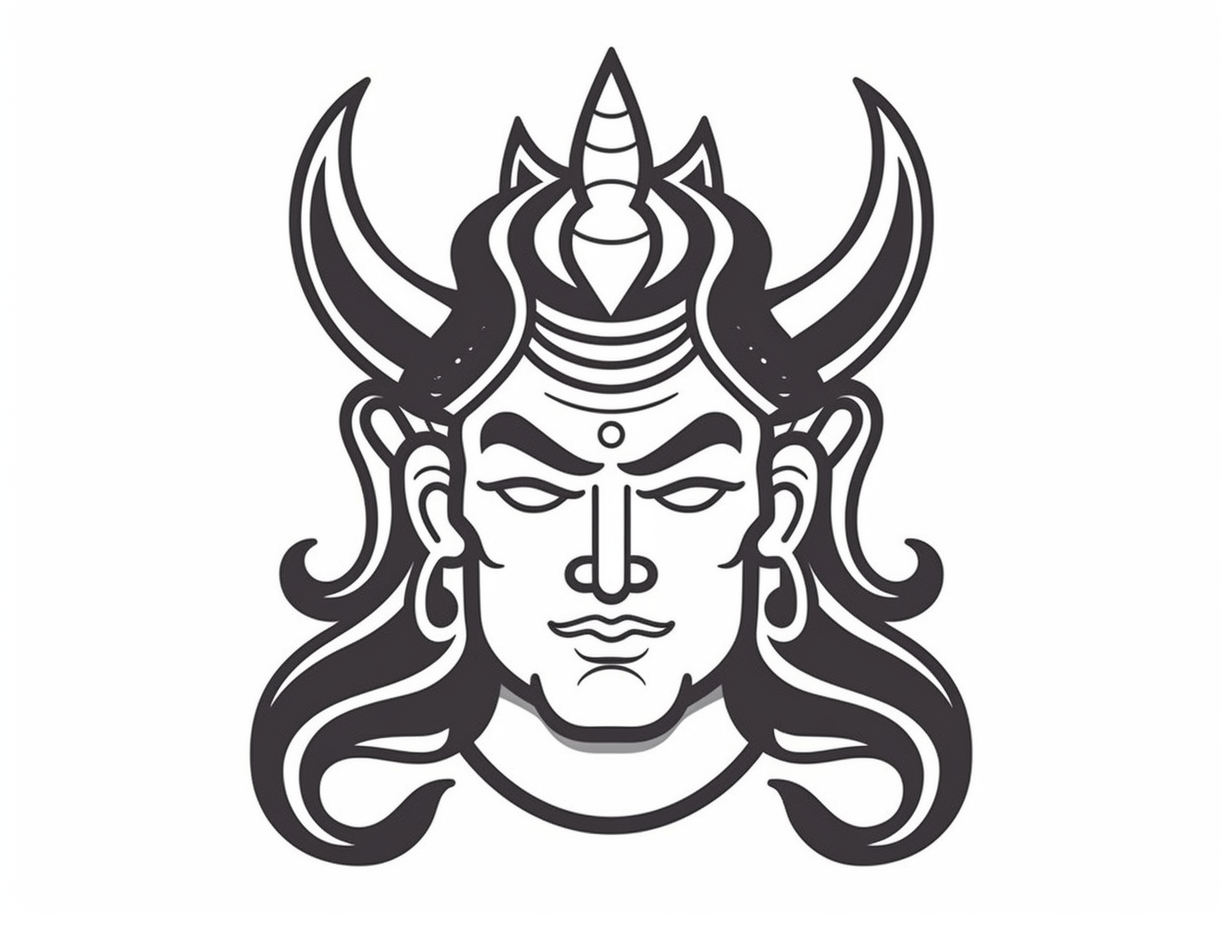 Joyful Lord Shiva Coloring Experience - Coloring Page