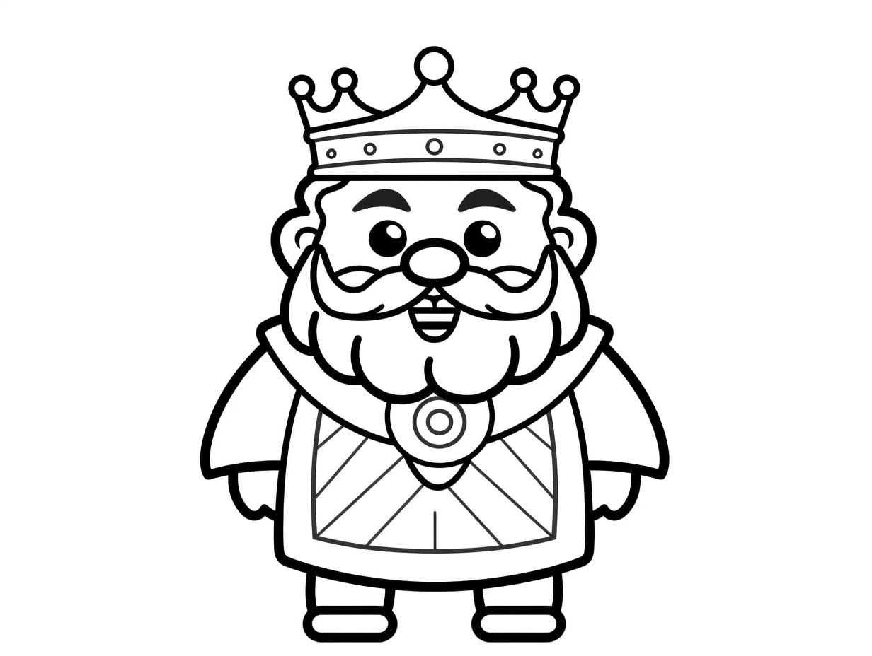 King Nebuchadnezzar Coloring Sheet - Coloring Page