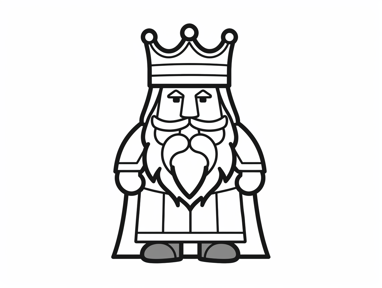 King Solomon Coloring Sheet - Coloring Page