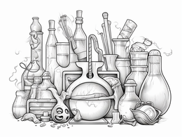Cheerful Lab Coloring Sheet - Coloring Page