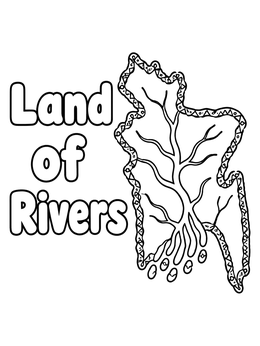 Free printable Land Of Rivers Bangladesh Map coloring page