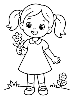Little Girl coloring pages