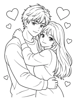 Love Coloring Book for Adults cover page