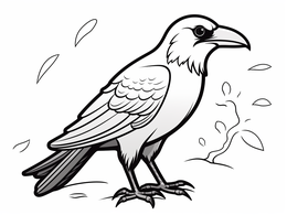 Raven Coloring Pages: Top 38 Free Printable Designs