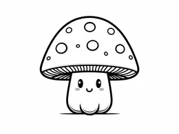 Friendly Spotted Forest Mushroom Friend