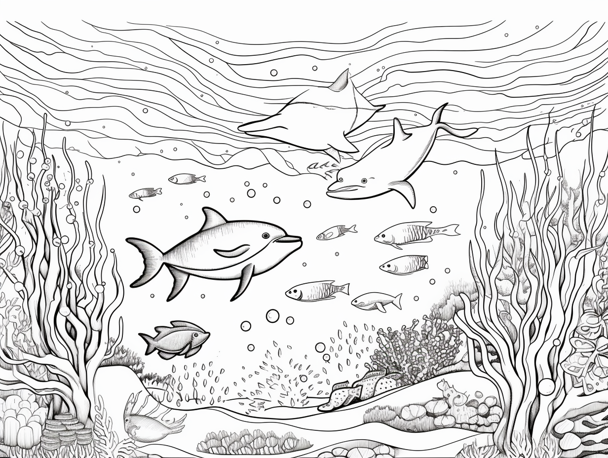 Make A Splash With Ocean Coloring Pages - Coloring Page