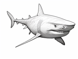 Mako Shark Coloring Page For Kids - Coloring Page