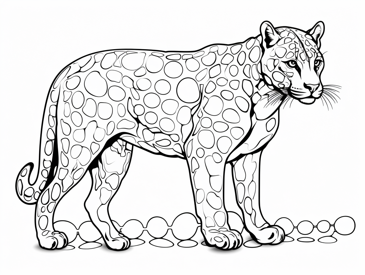 Mindful Coloring: Florida Panther Edition - Coloring Page