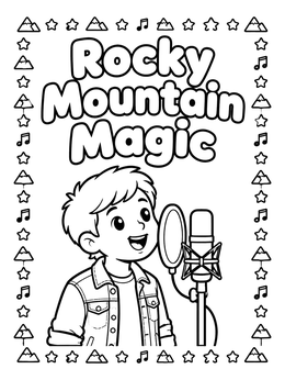 Free printable Young Singer In The Recording Studio coloring page