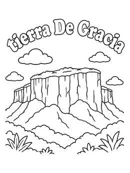 Free printable Mount Roraima Tepui In Venezuela coloring page