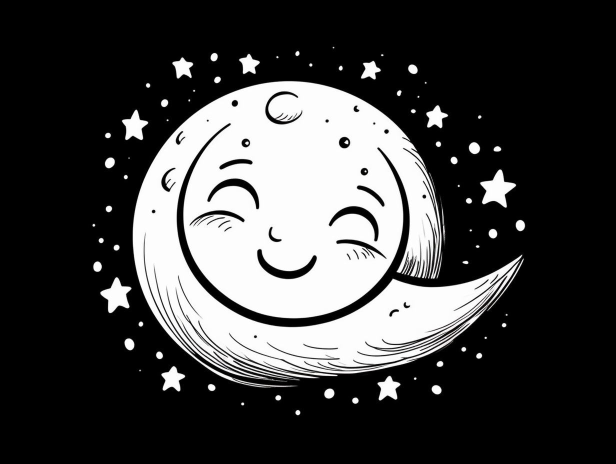 Mystical Moon Coloring Page - Coloring Page