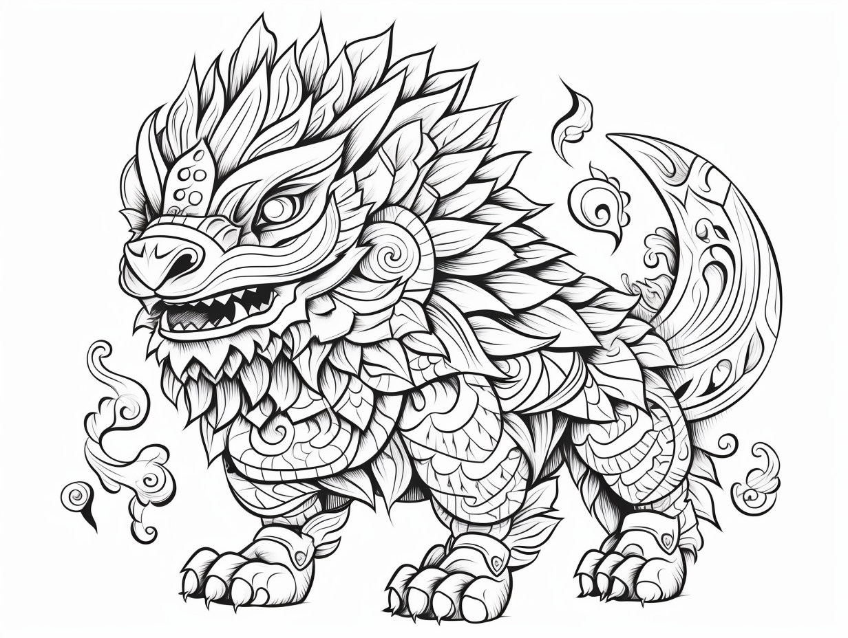 Mythomorphia Inspired Coloring Page Coloring Page