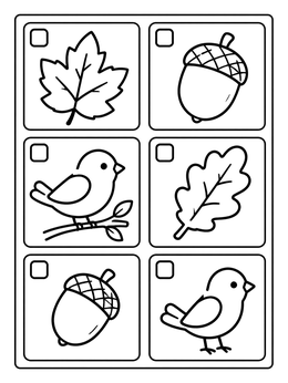 Free printable Nature Scavenger Hunt Checklist coloring page