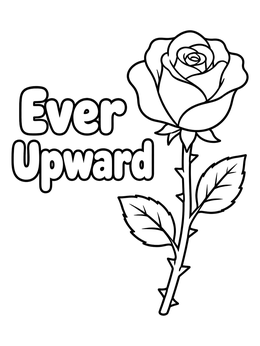 Free printable New York Rose Ever Upward coloring page