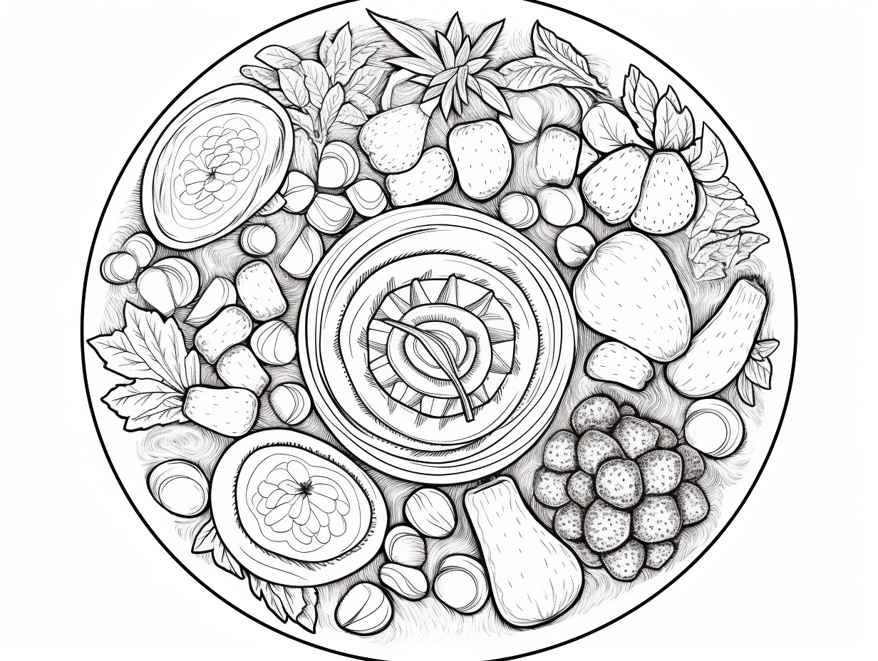 Nut Coloring Sheet - Coloring Page