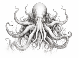 Easy Kraken Coloring Page - Coloring Page