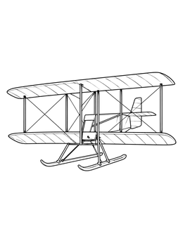 Vintage glider on this Outer Banks coloring page.
