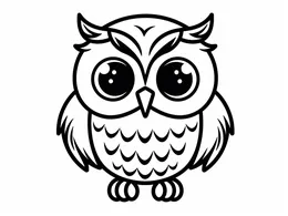 Adorable Wide Eyed Little Owl Portrait
