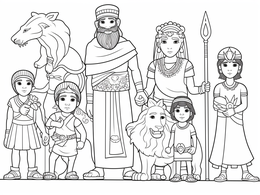 Parshas Shemos Adult Coloring Sheet - Coloring Page