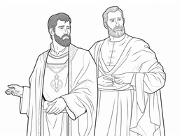 Paul And Barnabas Mission Coloring Page - Coloring Page