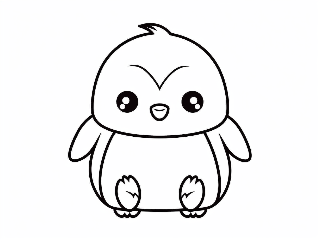 Penguin Pals Coloring Page - Coloring Page